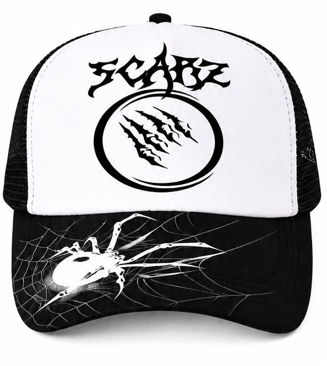 Spider trucker caps