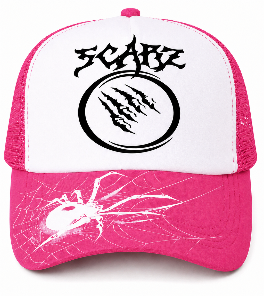 Spider trucker caps